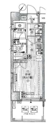 プレール・ドゥーク横浜サウスメゾンロワールの間取り画像