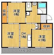 ビレッジハウス日明1号棟の間取り画像