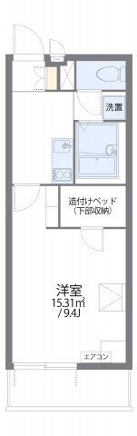 レオパレス菊陽Ⅱの間取り画像