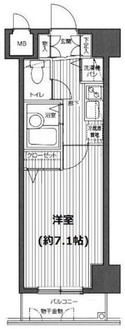 ガラ・ステージ麻布十番の間取り画像