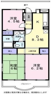 ベルドミール壱番館の間取り画像