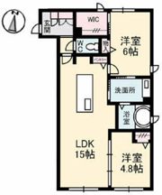ファンコート東青崎の間取り画像