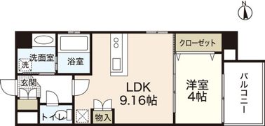 パークフラッツ土橋の間取り画像