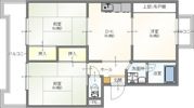 北マンションの間取り画像