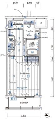 ガリシア新宿Northの間取り画像