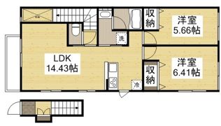 ドミール岡南の間取り画像