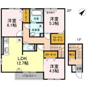 ルークス瀬戸 A棟の間取り画像