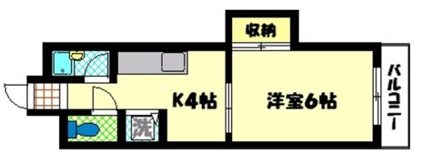 三石マンションの間取り画像