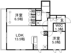 ラシックの間取り画像