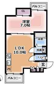 ドムス門真の間取り画像