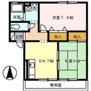 コーポラス西本の間取り画像
