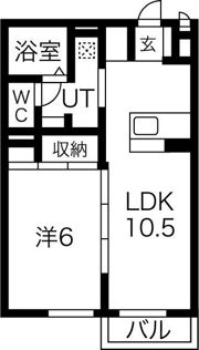インテグラルフラッツの間取り画像
