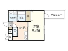 セレナーデ東雲本町の間取り画像
