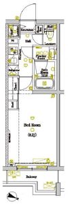 DIPS赤羽北EASTの間取り画像