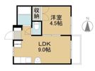 コーガマンションの間取り画像