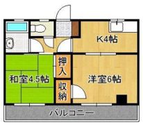 横野ビルの間取り画像