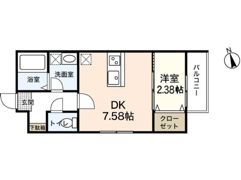 セブンプロート五日市リバーサイドⅡの間取り画像