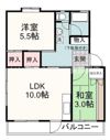 松富団地の間取り画像