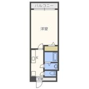 メルクリオール難波の間取り画像