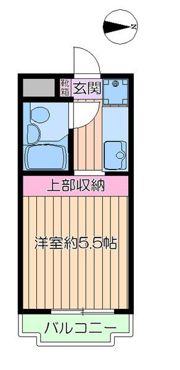 第五セントラルコーポの間取り画像