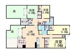ジークレフ高羽2番館の間取り画像