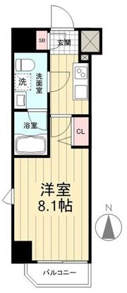 ベルシード池袋本町の間取り画像