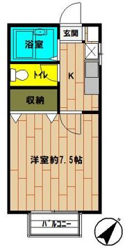 プレジールNの間取り画像