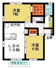 サニーフラットの間取り画像