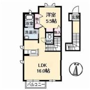 アベニール B棟の間取り画像