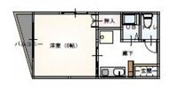 コーポミワ1の間取り画像
