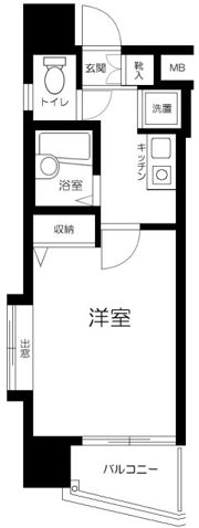 フェニックス早稲田駅前の間取り画像