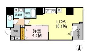 La neige 中山下の間取り画像