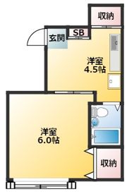 サンアマノ上高田の間取り画像