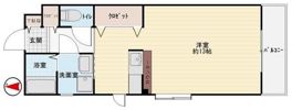 ラフィネ西之町の間取り画像
