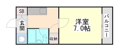 コーポアガペの間取り画像