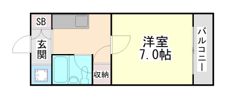 コーポアガペの間取り画像