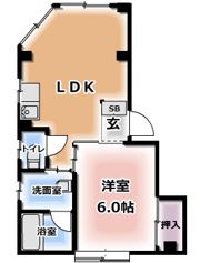 ヴィラ舟田の間取り画像