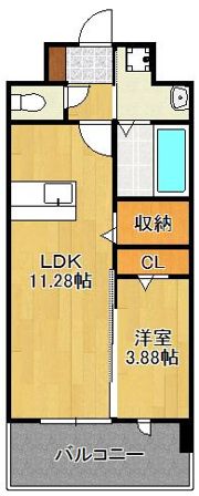 LEGEND111の間取り画像