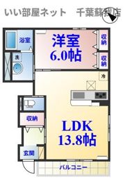 クレストコートBの間取り画像