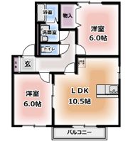 アゼリアⅡの間取り画像