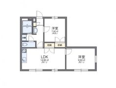 レオパレスOZ－2の間取り画像