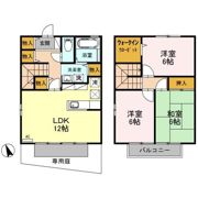ロイヤルコート Bの間取り画像