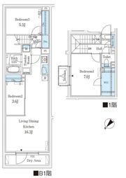 CREATIF学芸大学の間取り画像