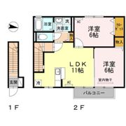 ファインシークA棟の間取り画像