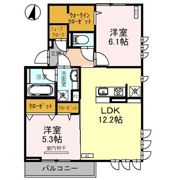 （仮）D－ROOM東武動物公園 Aの間取り画像