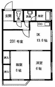 メゾンフルーレの間取り画像