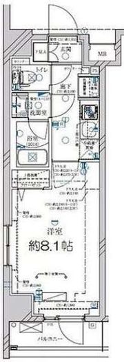 ディアレイシャス武蔵関の間取り画像