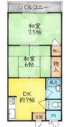 メゾン大和枚岡の間取り画像