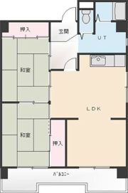 向が丘ハイツの間取り画像
