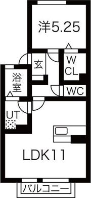 プレジオBの間取り画像